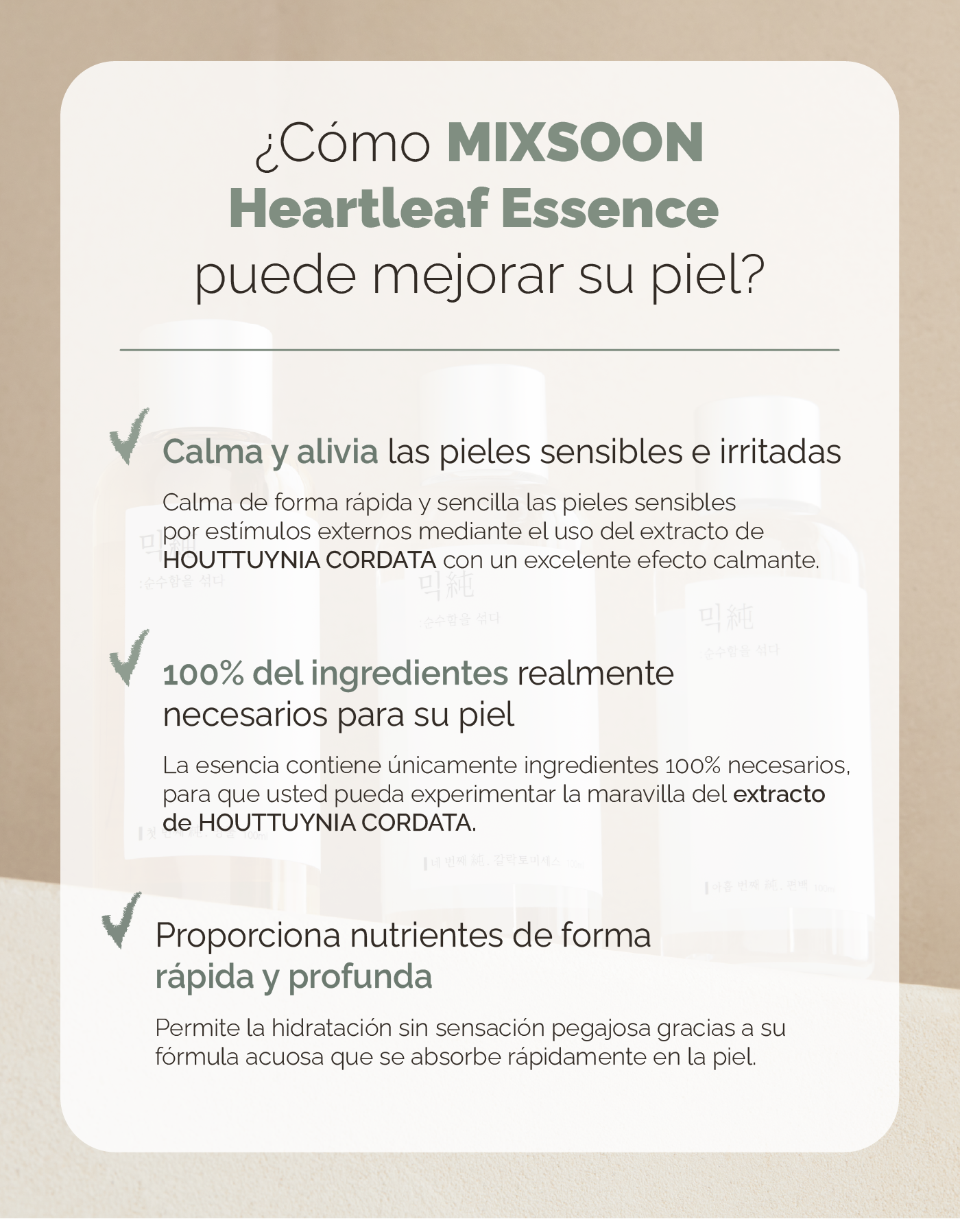 Heartleaf Essence - Mixsoon