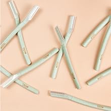Biodegradable face & eyebrow razors 12 pcs- toda natural Beauty