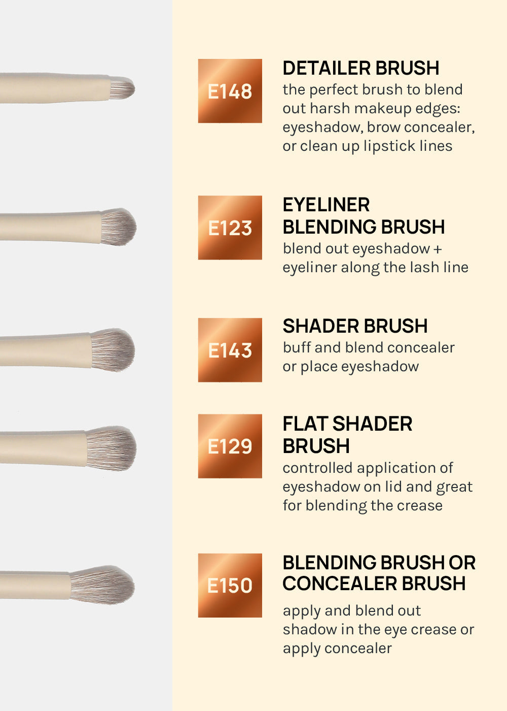 Hero Brush Set + Silicone Case 10 piece - Aoa