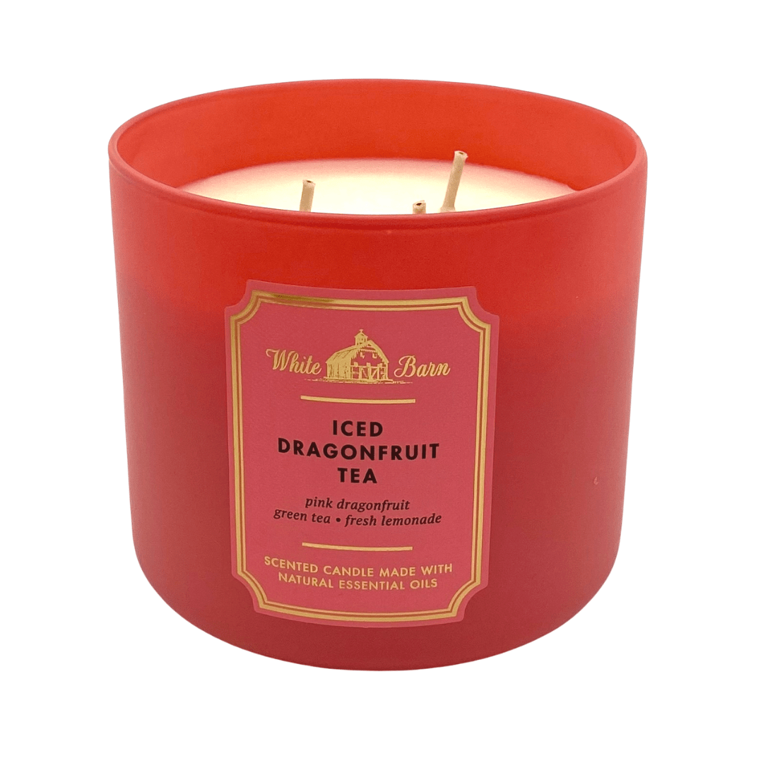 Ice Dragonafruit Tea,3-wick candle-Bath & Boby Works