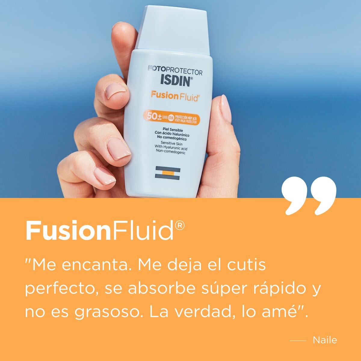 Fusion Fluid Fotoprotector SPF 50 - ISDIN