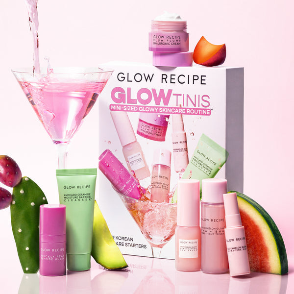 Glow Tinis Mini Sized Glowy Skincare Routine - Glow Recipe