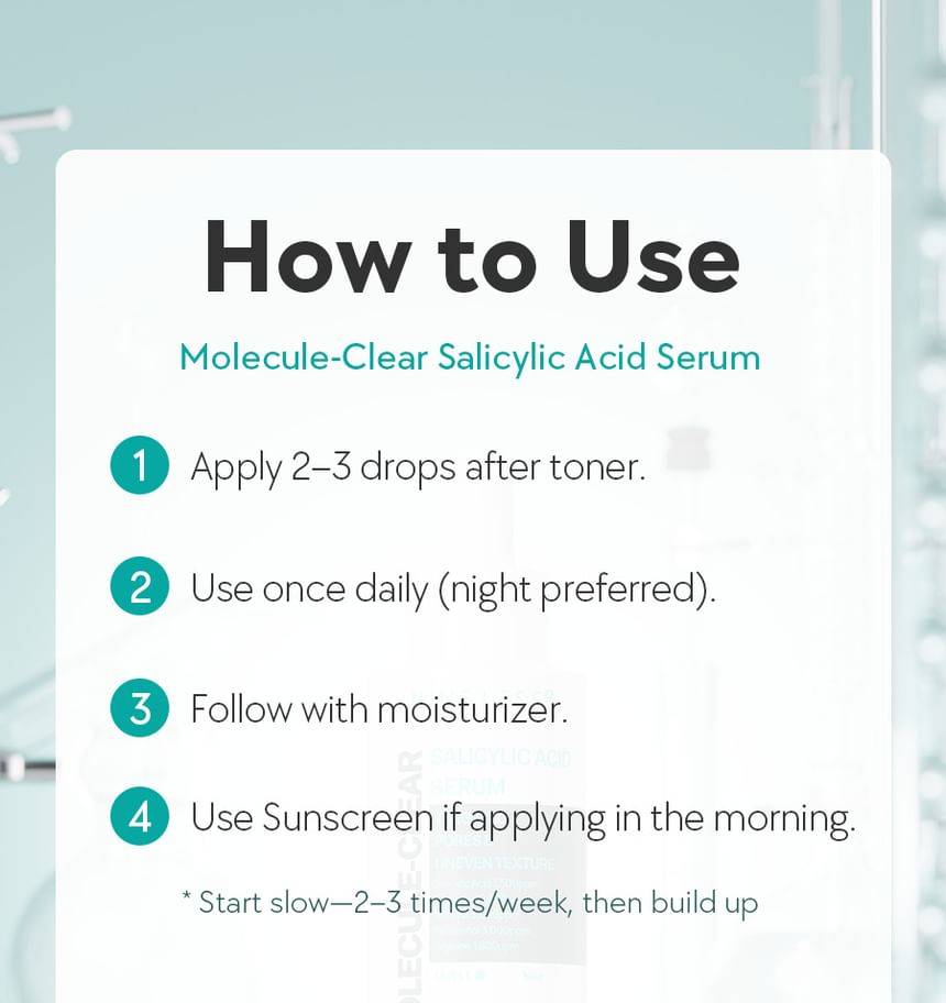 Salicylic Acid Serum Molecules Clear - Nine Less