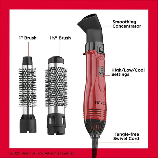 Style, Curl and Volumize Hot Air Kit Hair Dryer - Revlon