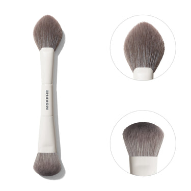 Dual Ended Cream & Powder Blush Brush - Morphe