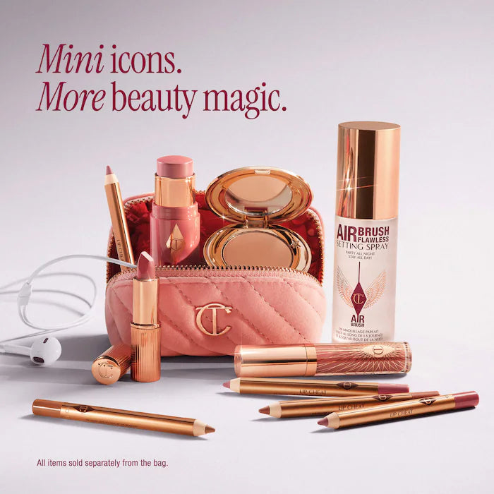 Limited Edition Pillow Talk Velvet Organizer Makeup Bag - Charlotte Tilbury