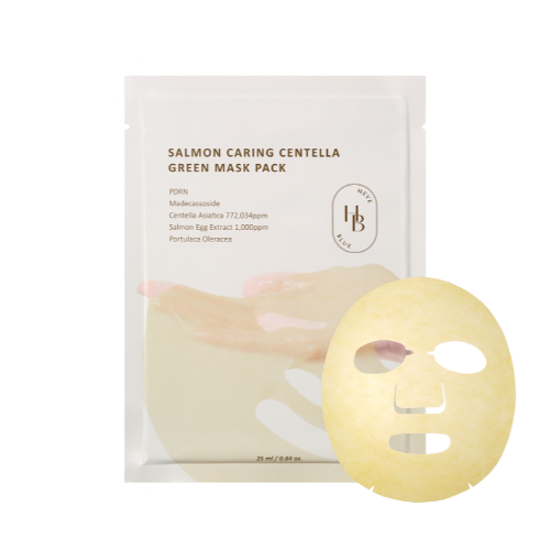 PDRN Caring Centella Green Mask - Heve Blue