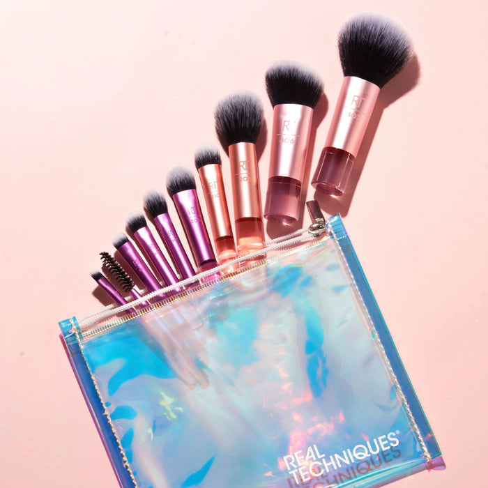 Travel Fantasy Mini Brush 10-In-1 Total Face Kit - Real Techniques