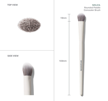 M131 Rounded Paddle Concealer Brush - Morphe