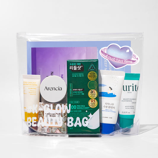 K-Glow Beauty Bag 8pcs must have skincare Products