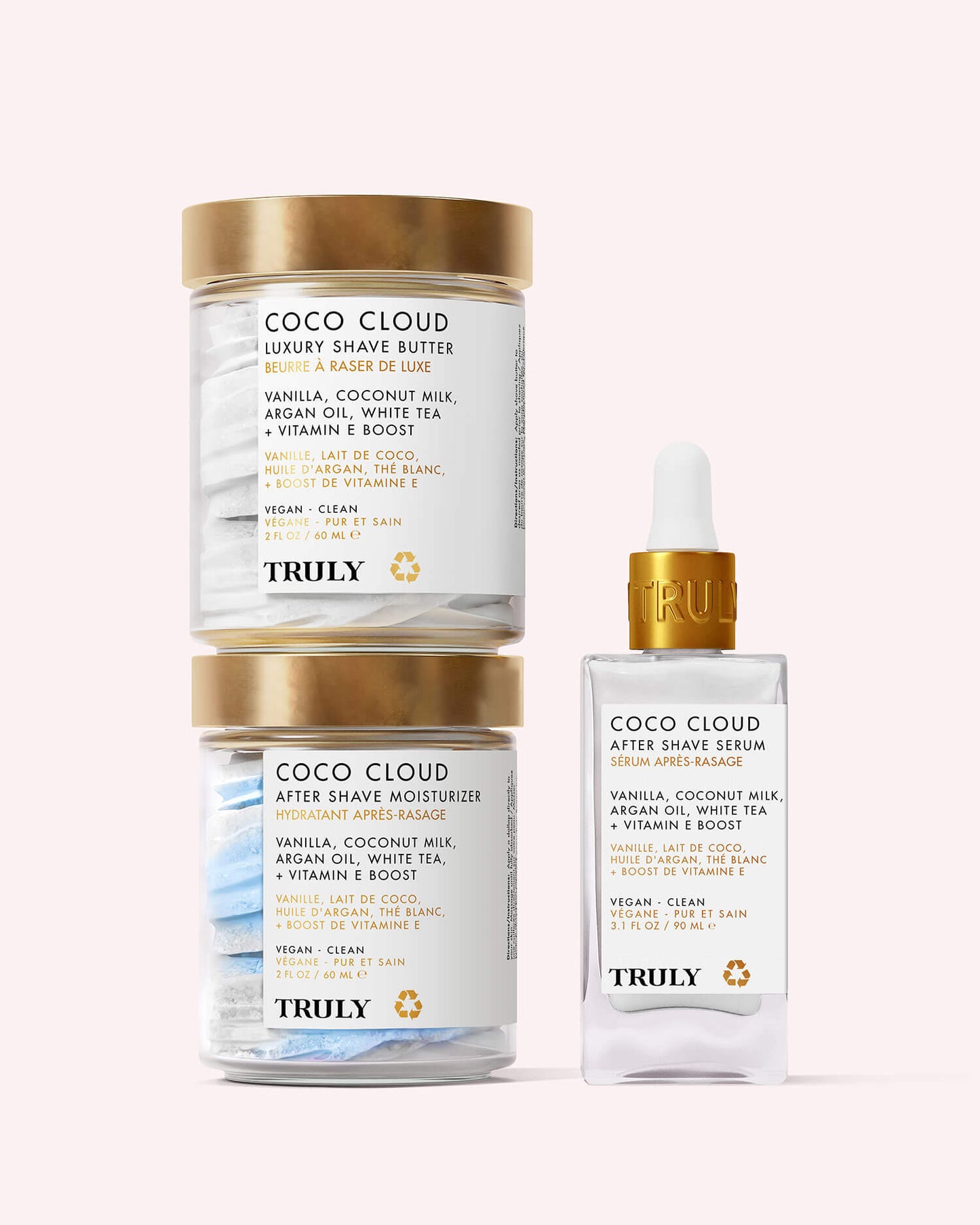 World Famous Shave Routine Coco Cloud Shave Set - Truly