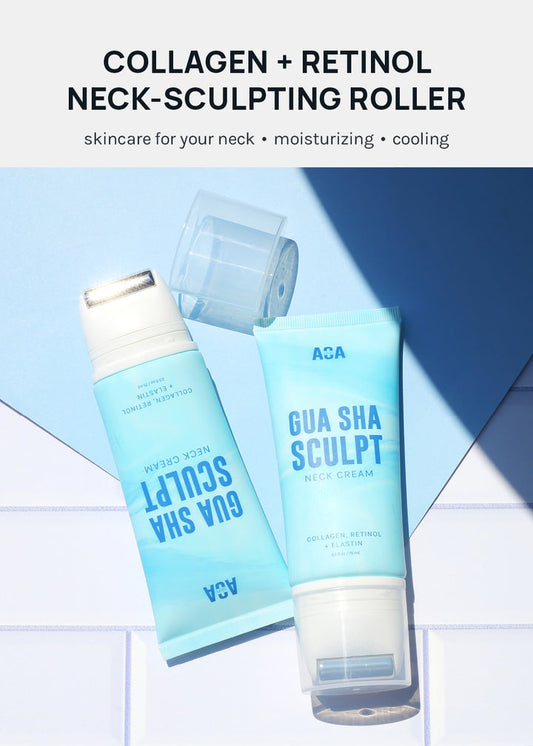 Gua Sha Sculpt Neck Cream Collagen, Retinal+Elastin - Aoa
