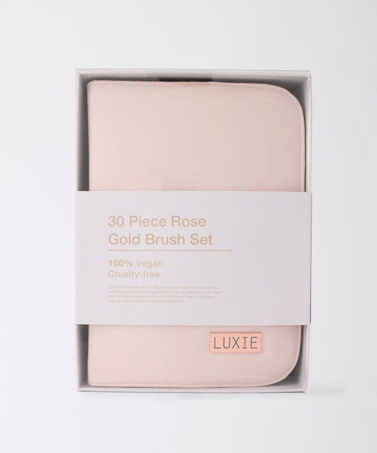 30pcs Rose Gold Brush Set - Luxie