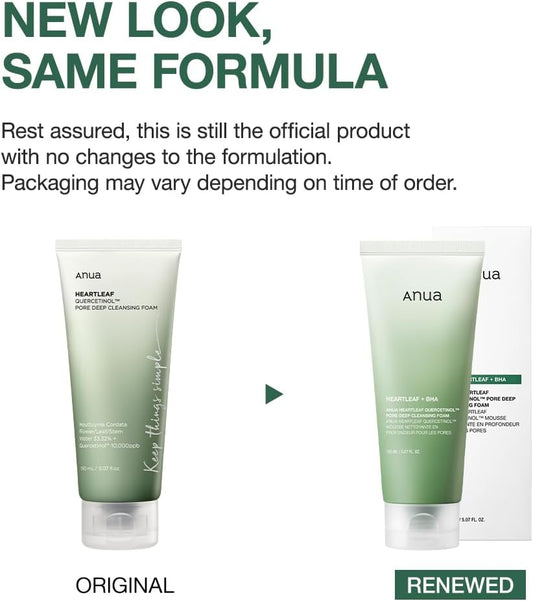 Heartleaf Pore Deep Cleansing Foam - Anua