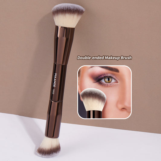 Double Ended Angled Makeup Brush - Maange