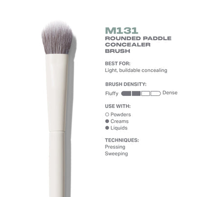 M131 Rounded Paddle Concealer Brush - Morphe