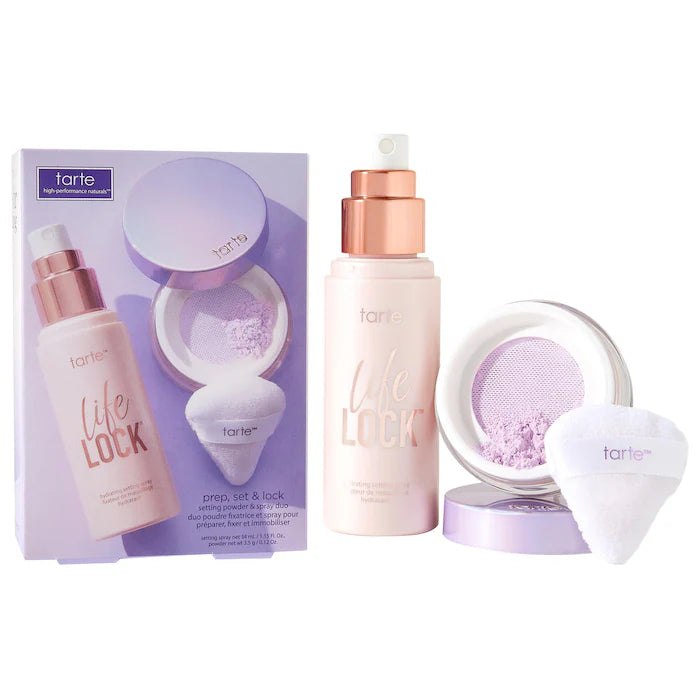Prep Set & Lock Setting Powder & Spray Duo - Tarte