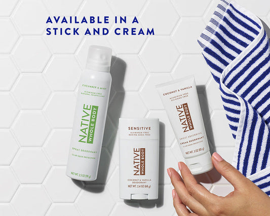 Whole Body Spray Deodorant 72Hr odor protection - Native