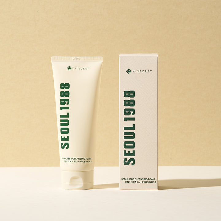 Seoul 1988 Cleansing Foam Pine Cica 1%+Probiotics - K-Secret