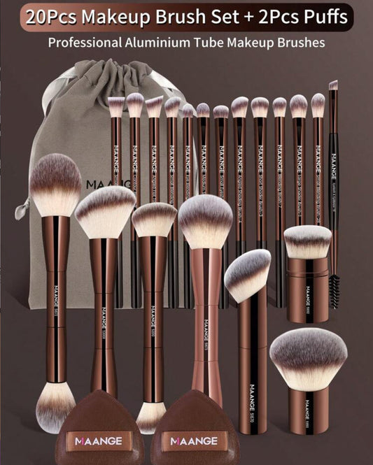 Set de 22 Brochas Profesionales - Maange