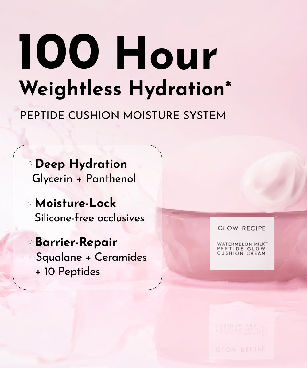 Watermelon Milk Peptide Glow Cushion Cream Refillable - Glow Recioe
