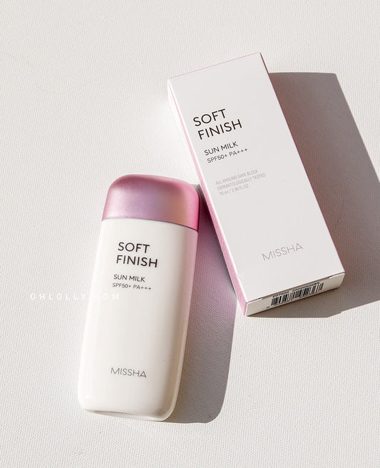 Soft Finish Sun Milk Spf 50+ Pa+++ - Missha