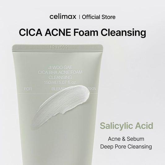 JI Woo Gae Cica Bha Acne Foam Cleansing - Celimax