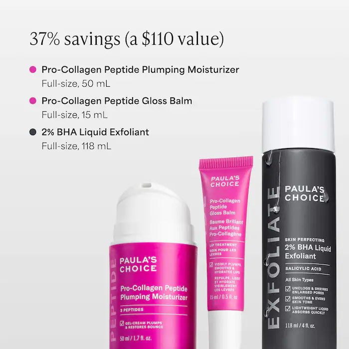 Plump+Glow Holiday Set 3 Full Sizes - Paulas Choice
