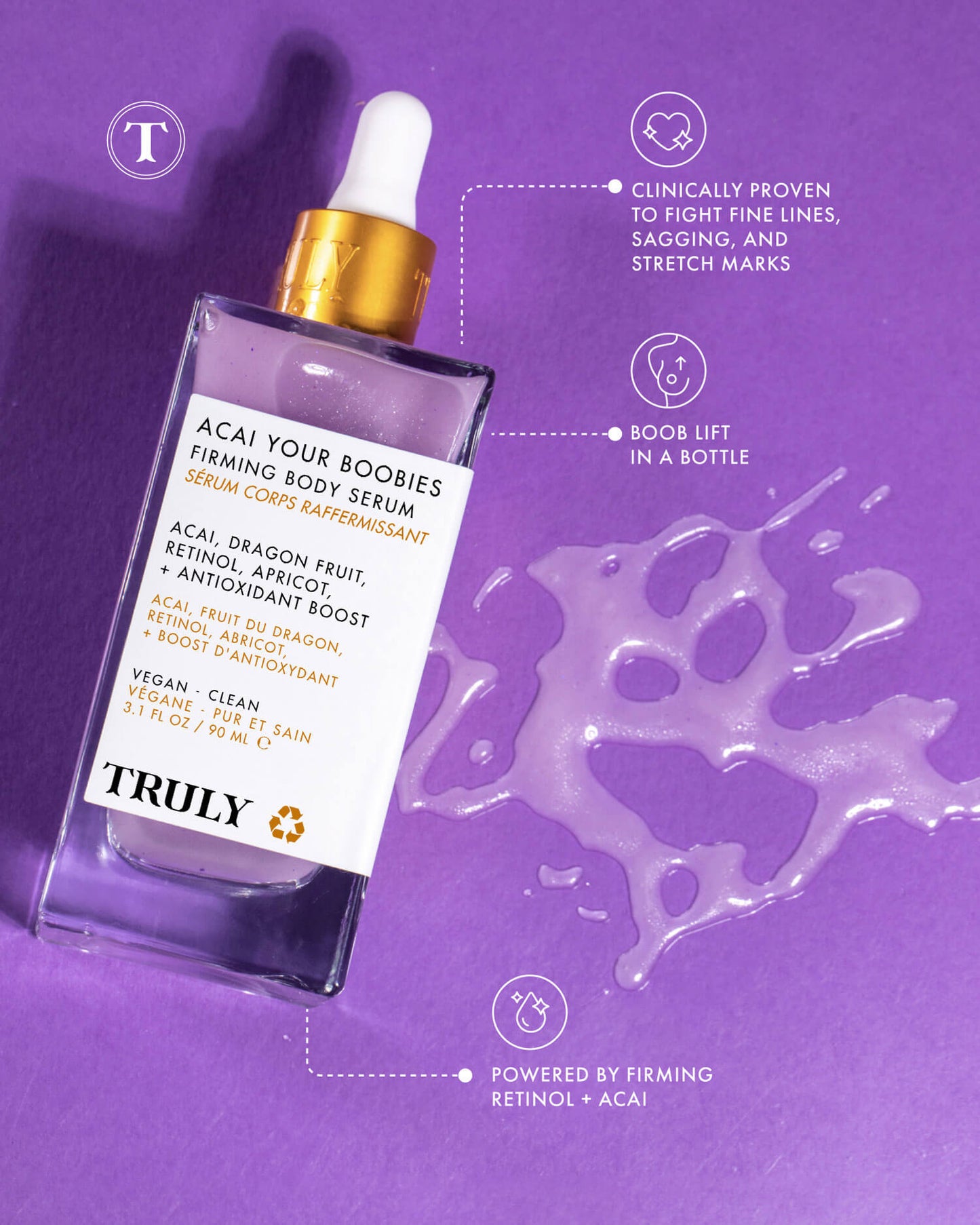 Acai Your Boobies Firming Body Serum - Truly