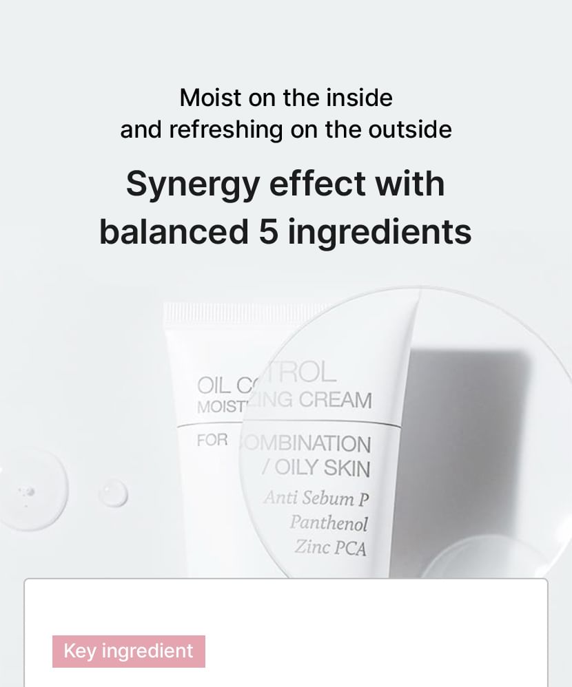 Oil Control Moisturizing Cream For Combination / Oily Skin - Celimax