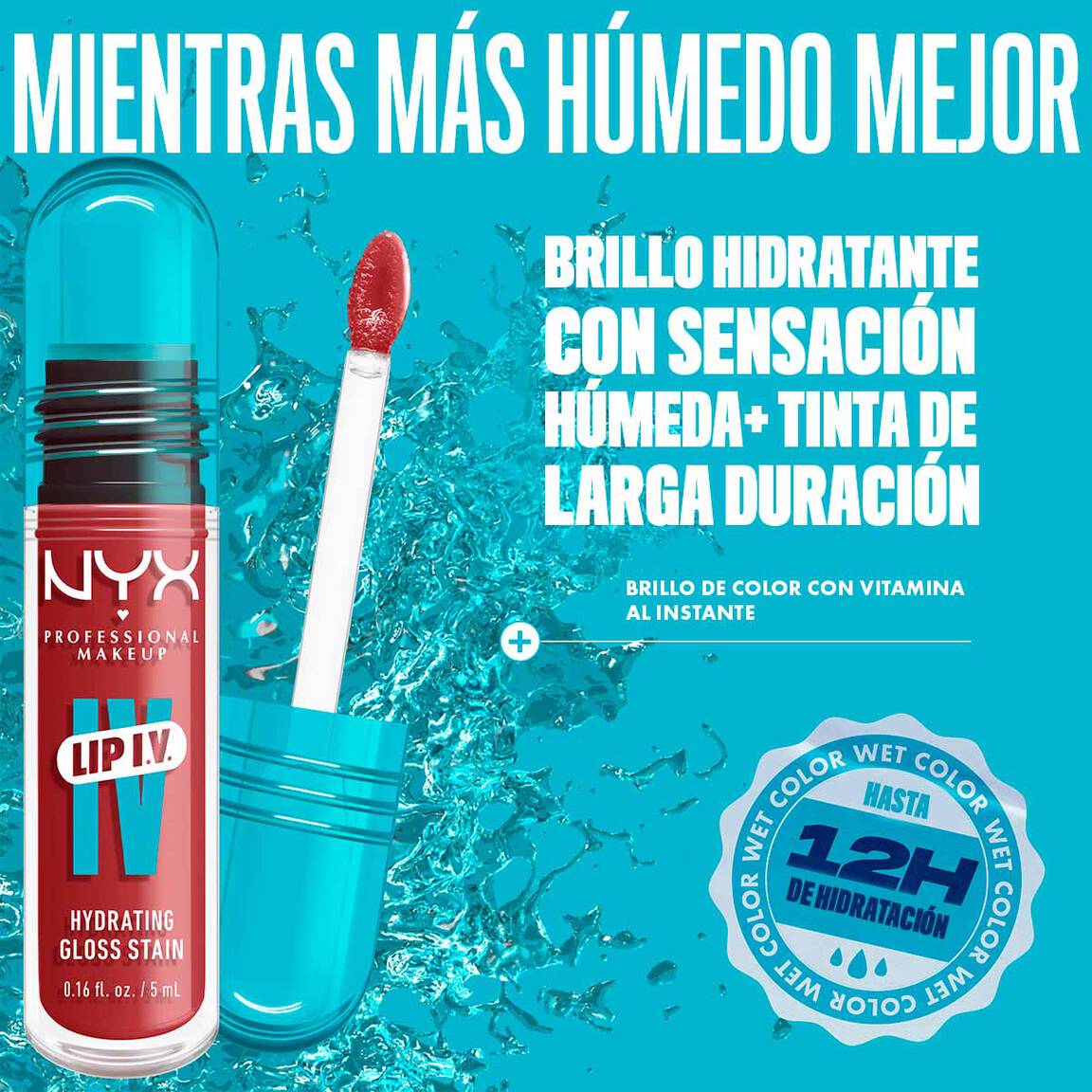 Lip Iv Hydrating Gloss Stain Serum - Nyx