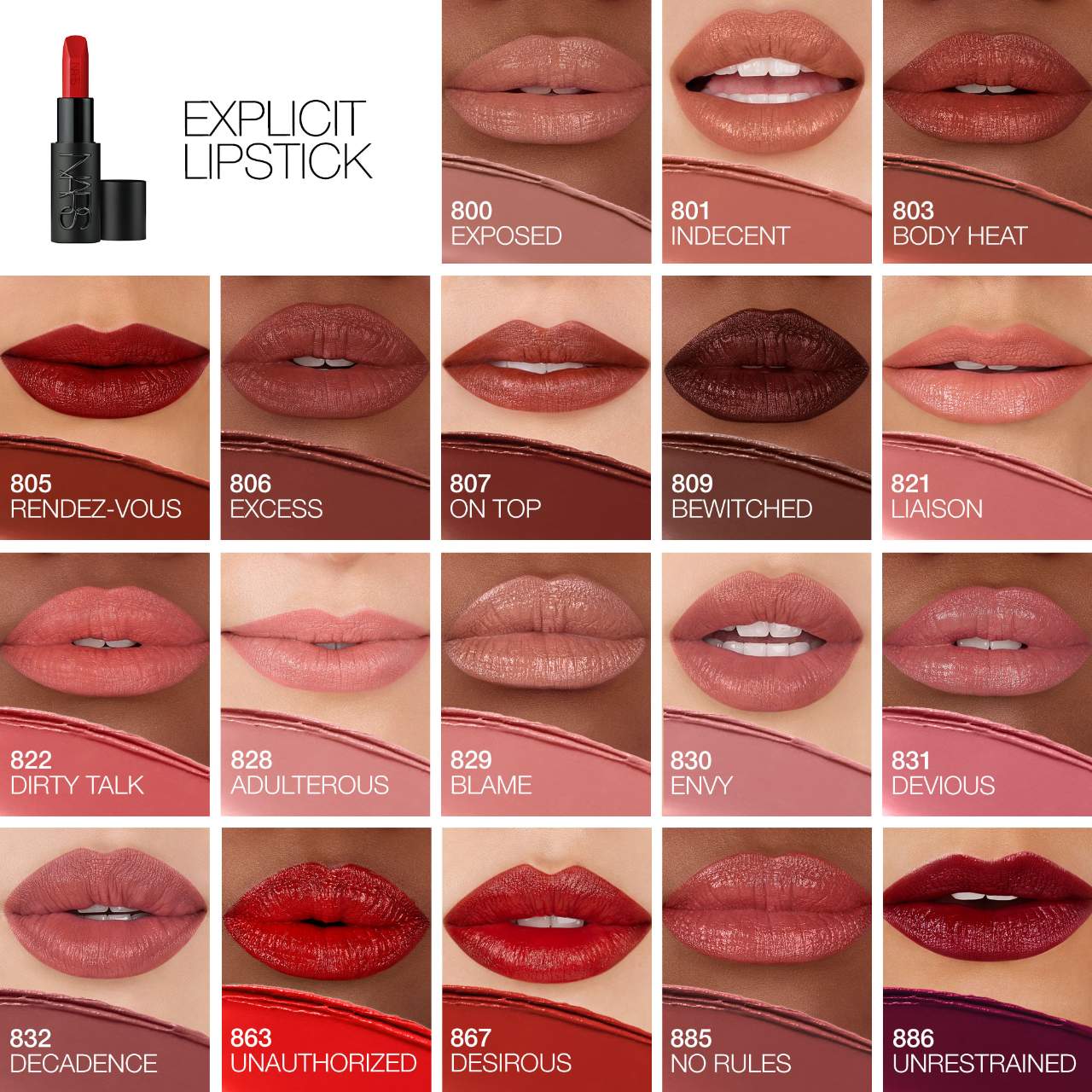 Explicit Lipstick Rouge - Nars