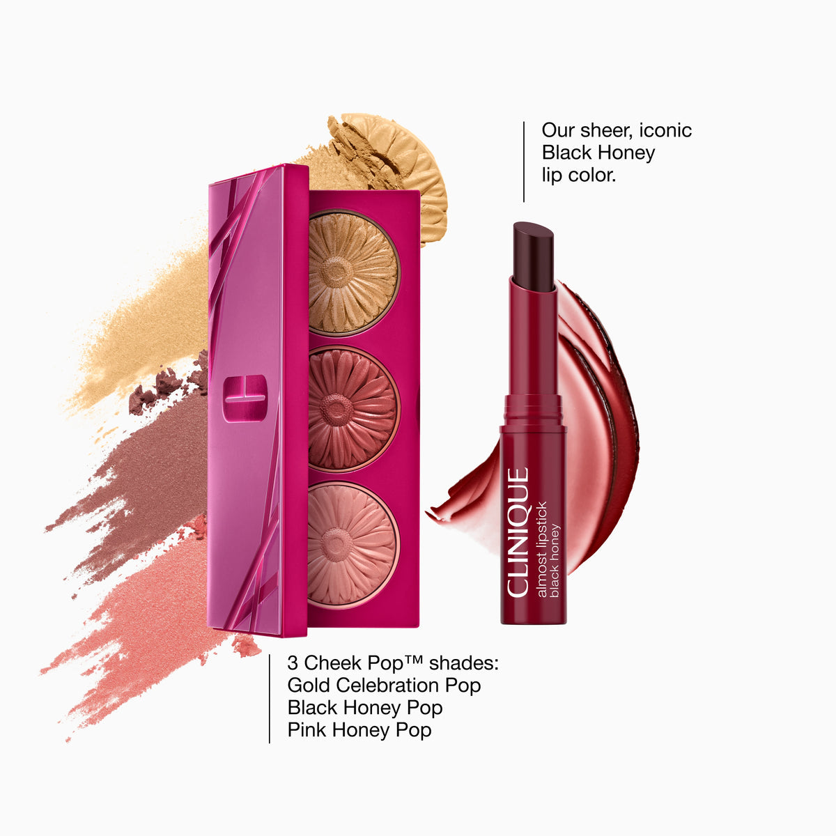 Party Pair Cheek Pop & Black Honey Makeup Gift Set - Clinique