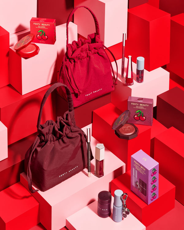 Cherry Mouth 3 Piece Lip Set+Pouch Fenty Beauty