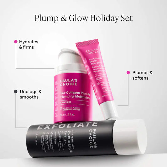 Plump+Glow Holiday Set 3 Full Sizes - Paulas Choice