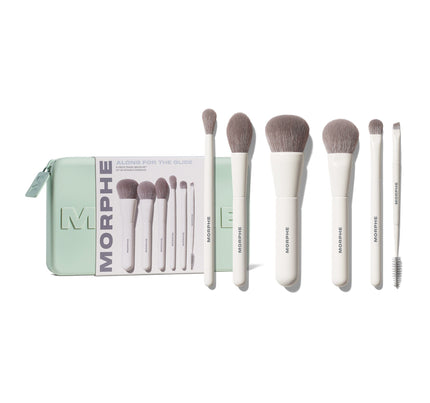 Along For The Glide 6 Piece Travel Brush Set - Morphe