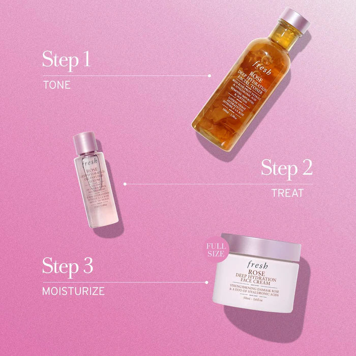 Dewy,Hydrated Skin Trio - Fresh