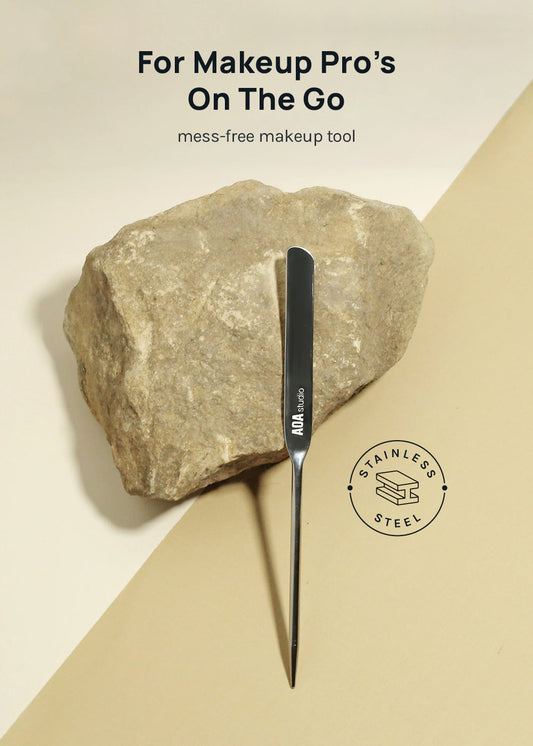 Travel mini mixing Palette + Spatula - Aoa