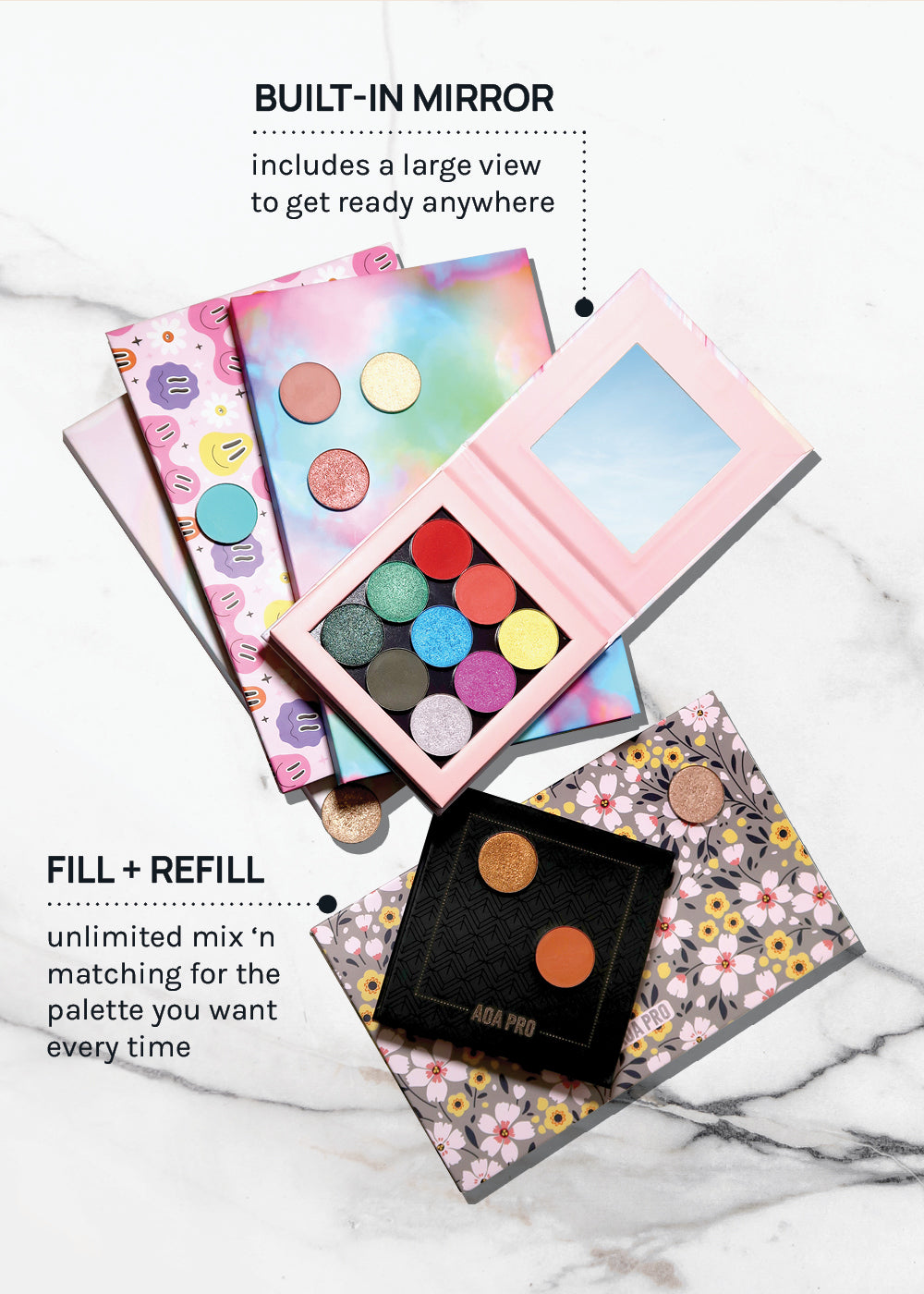 AOA PRO-Refillable Magnetic Z-Palette