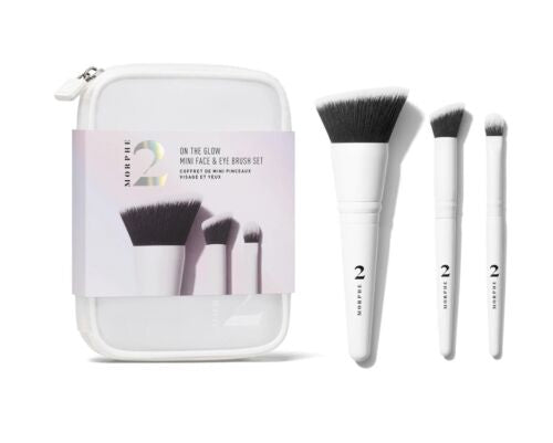 On the Glow mini face & Eye Brush set Morphe 2