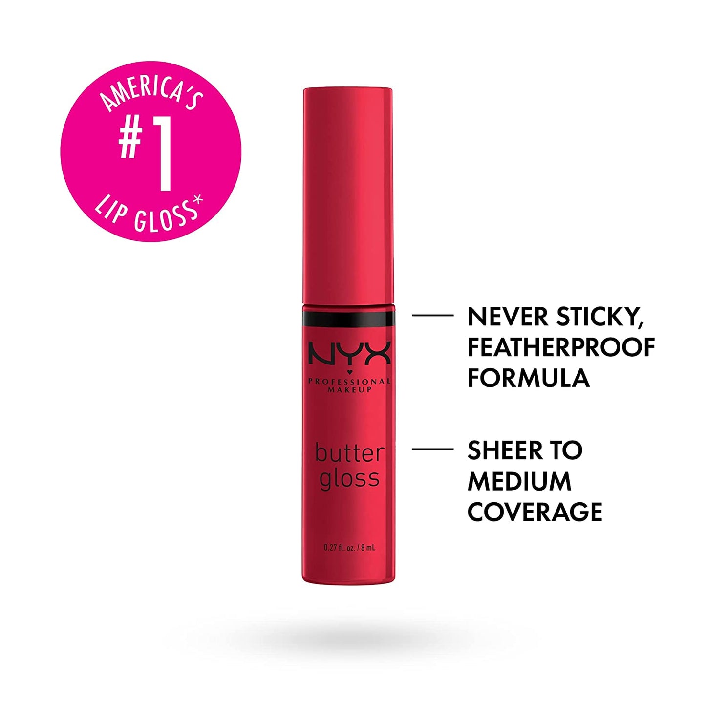 Butter Gloss Non-Sticky Lip Gloss Nyx