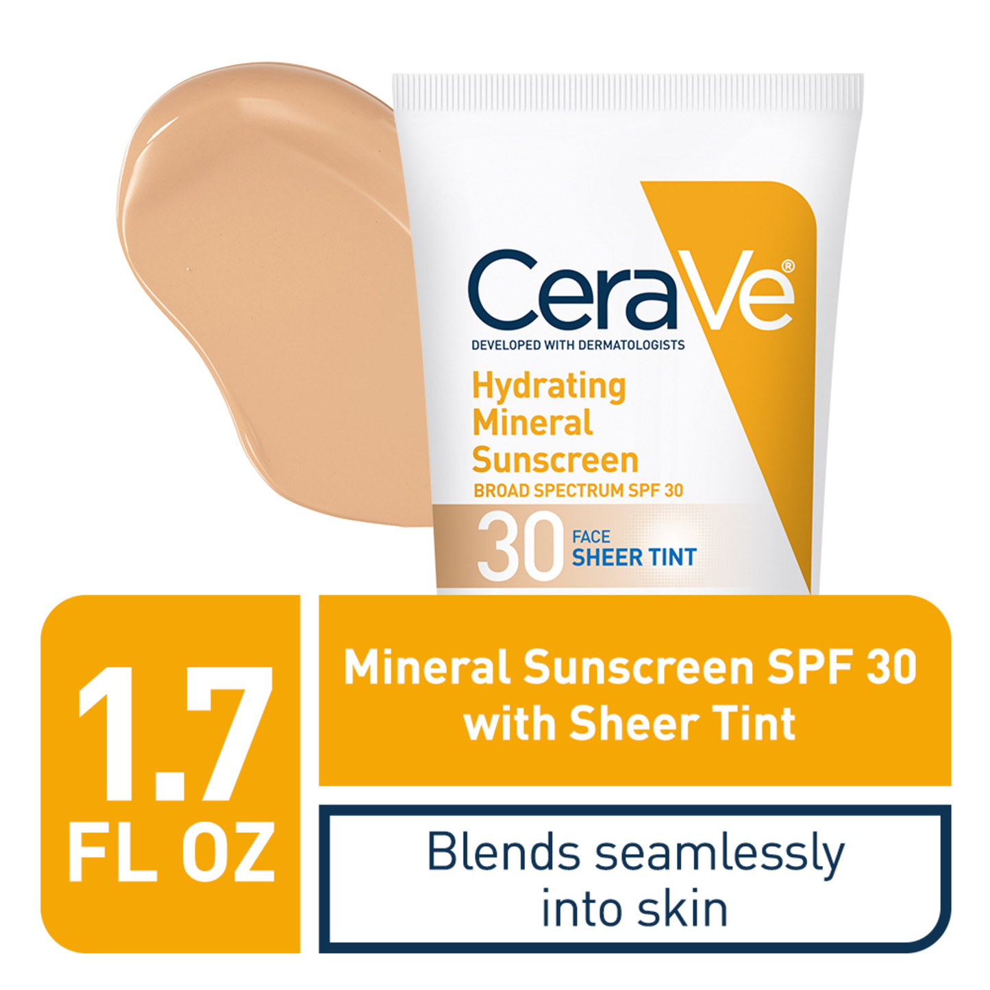 Cerave Hydrating Mineral Tinted Sunscreen SPF30 50ml