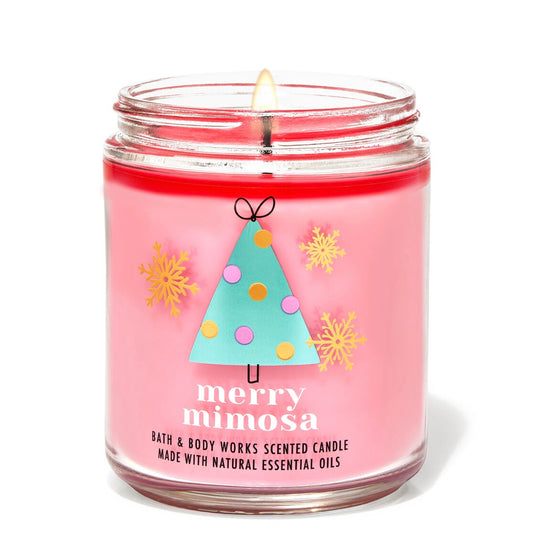 Holiday Single Wick Candle Bath and Body Works