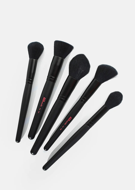 Plush Faux Mink 10pcs Brush set- AOA