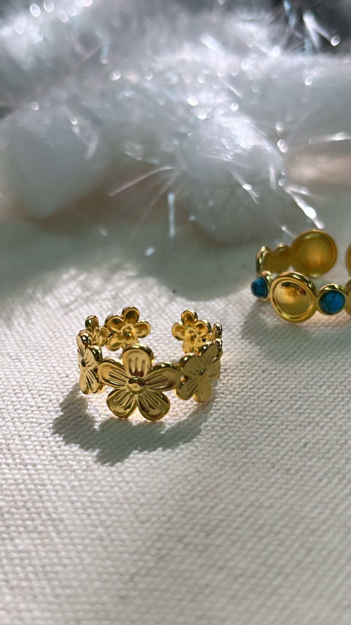 Flower Bomb Ring Stainless Steel