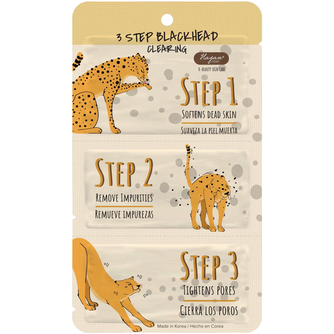Blackhead Remover 3-Step Strips Hayan Beauty