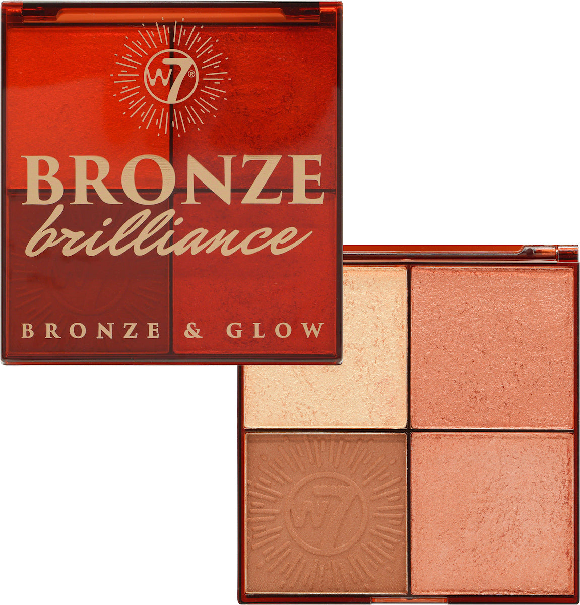 Bronze Briliance W7 Cheeks Palette