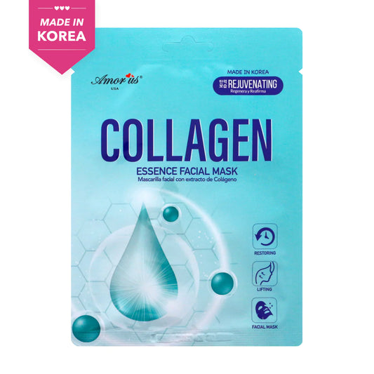 Collagen Essence Facial Sheet Mask Amor Us
