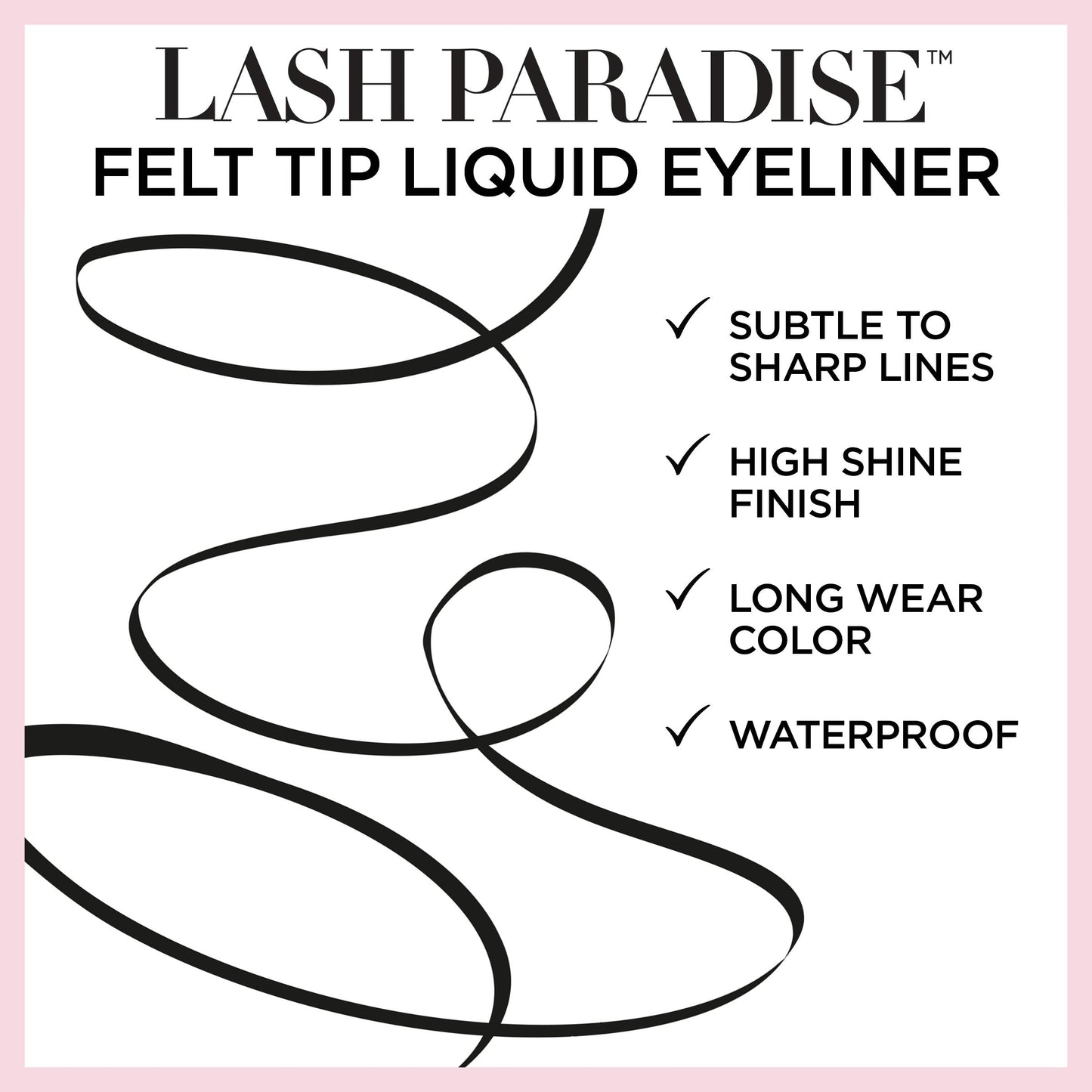 Lash Paradise Felt tip liquid Eyeliner L’Oréal