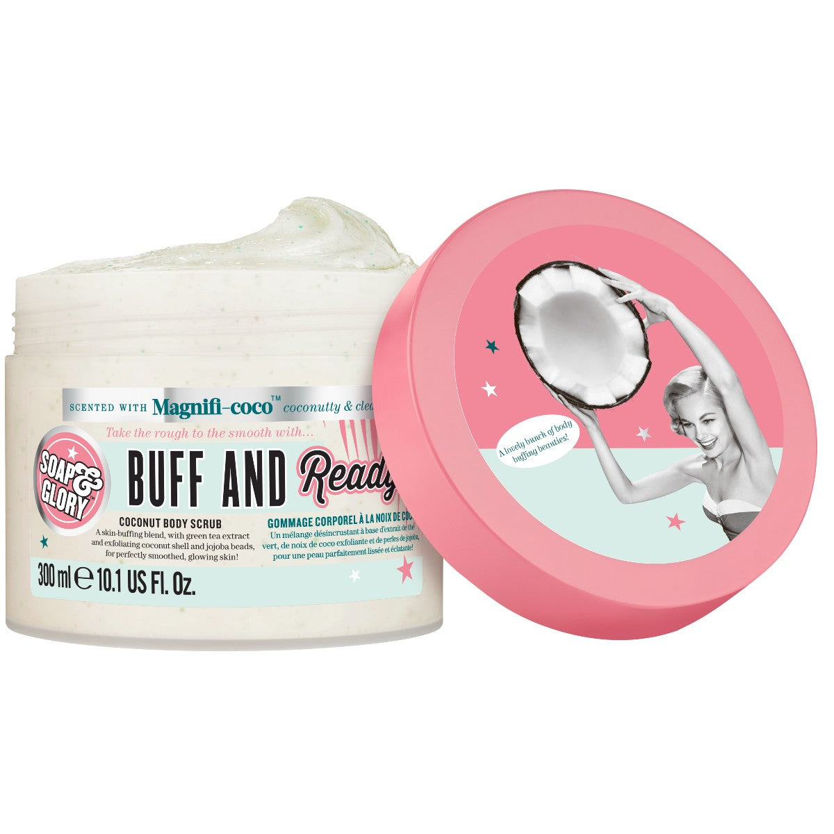 Magnificoco Buff & Ready body Scrub SOAP & GLORY